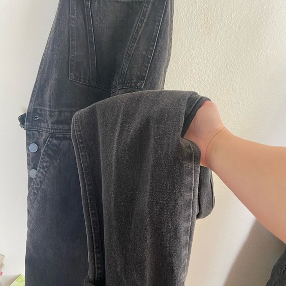 Black overalls with wide leg - Picture 2 of 2